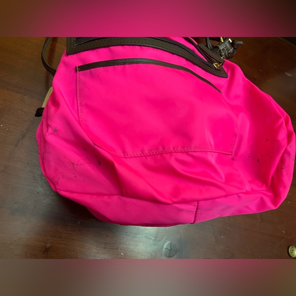 Dooney & Bourke Brown Nylon Handbag  15W / 10.5 H - Picture 7 of 11